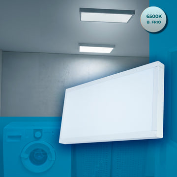 Painel led 30x60 36w Sobrepor Retangular Luminária Palide